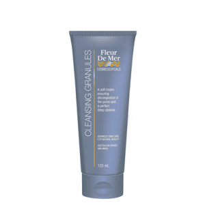 Fleur De Mer Cleansing Granules in blue tube