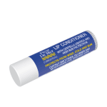 Fleur De Mer lip balm stick with a blue label