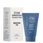 fleur de mer moisture fix displayed out of box in a blue tube