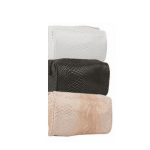 Cosmetic bag snake skin- Black