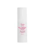 Sincerity Skin & Dark Spot Lightening Serum in a white pump bottle with red text