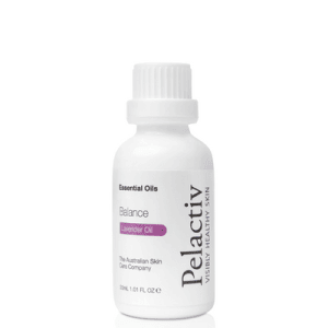 Pelactiv Essential Oil Balance Lavender in white dropper bottle