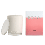 ECOYA candle large in glass jar along side box