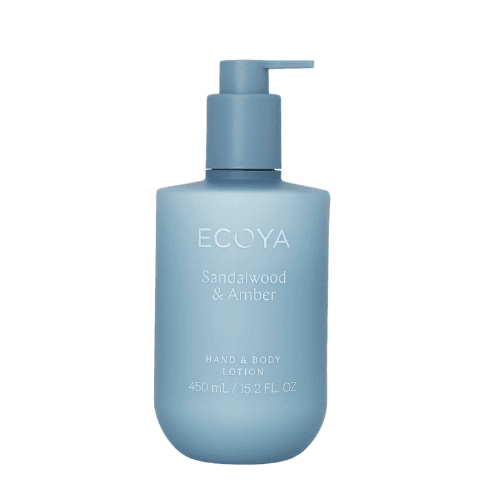 ECOYA Sandalwood & Amber Luxe Hand & Body Lotion 450ml ECOYA Sandalwood & Amber Luxe Hand & Body Lotion 450ml - Image 1