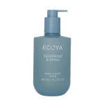 ECOYA Sandalwood & Amber Luxe Hand & Body Wash 450ml