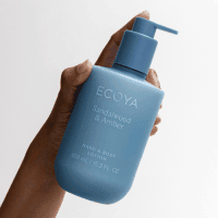 ECOYA Sandalwood & Amber Luxe Hand & Body Lotion 450ml - Image 3