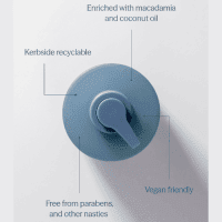 ECOYA Sandalwood & Amber Luxe Hand & Body Wash 450ml - Image 3