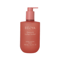 ECOYA Guava & Lychee Sorbet Hand & Body Wash 450ml