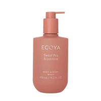 ECOYA Sweet Pea & Jasmine Hand & Body Wash 450ml