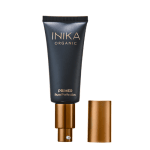 INIKA Organic pure perfection primer in black tube with gold lid off.