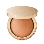 INIKA bronzer in gold case with lid open