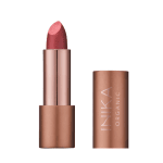 INIKA Organic lipstick with lid off showing the colour red