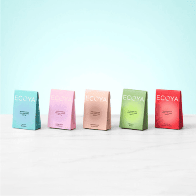 ECOYA car diffuser refills in 5 fragrances
