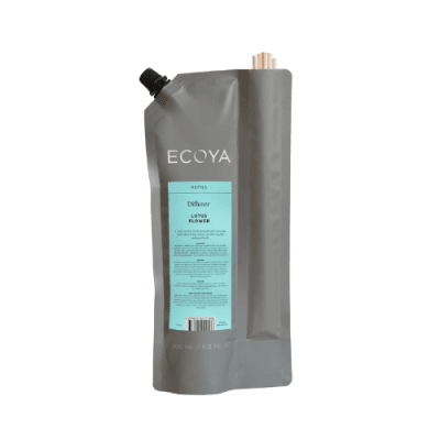 ECOYA lotus flower diffuser refill with reed sticks