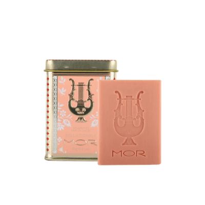 MOR emporium belladonna orange soapette with tin box