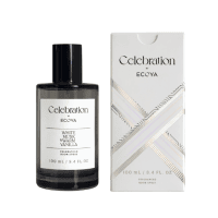 ECOYA Celebration White Musk + Warm Vanilla Room Spray in glass spray bottle