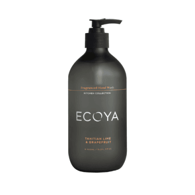 ECOYA Tahitian Lime & Grapefruit Hand Wash in pump bottle
