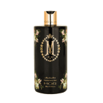 MOR Marshmallow Foaming Bath Soak in black bottle with floral design