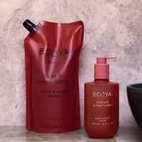 ECOYA Guava & Lychee Sorbet Hand & Body Wash Refill 1L - Image 2