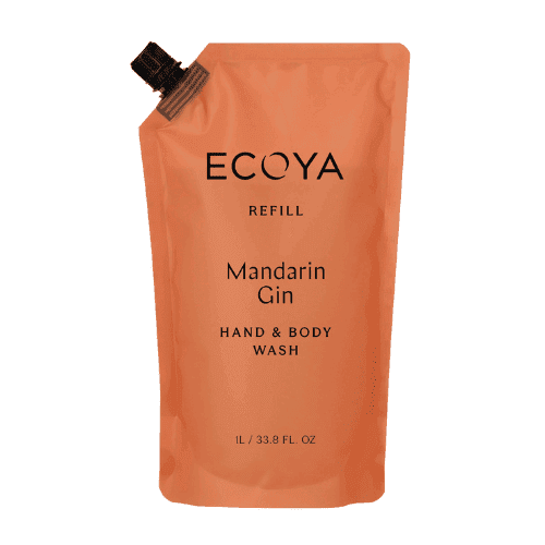ECOYA Mandarin Gin Hand & Body Wash Refill 1L ECOYA Mandarin Gin Hand & Body Wash Refill 1L - Image 1