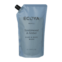 ECOYA Sandalwood & Amber Hand & Body Wash Refill 1L