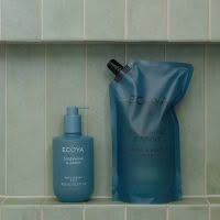 ECOYA Sandalwood & Amber Hand & Body Wash Refill 1L - Image 2