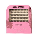 Silly George Pop-On Lashes- Flutter Black The Extension Set