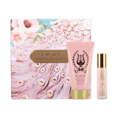 MOR Marshmallow Flourishing Hand Cream 50ml & Perfume Oil Duo