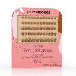 Silly George Pop-On Lashes- Blush Light Brown The Extension Set