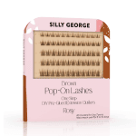 Silly George Pop-On Lashes- Rosy Light Brown The Extension Set