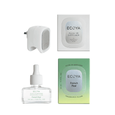 ECOYA Plug-In Diffuser + Fragrance Flask - French Pear