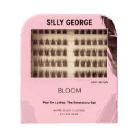Silly George Pop-On Lashes- Bloom Dark Brown The Extension Set