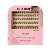 Silly George Pop-On Lashes- Blush Dark Brown The Extension Set