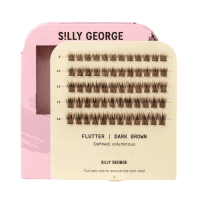 Silly George Pop-On Lashes- Flutter Dark Brown The Extension Set - Image 2