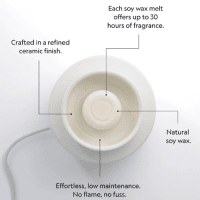 ECOYA Electric Wax Melter + Mandarin Soy Wax Melt - Image 2