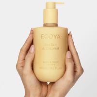 ECOYA Sea Salt & Coconut Hand & Body Lotion 450ml - Image 2