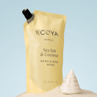 ECOYA Sea Salt & Coconut Hand & Body Wash Refill 1L - Image 2