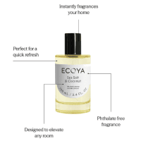 ECOYA Sea Salt & Coconut Room Spray 100ml - Image 2